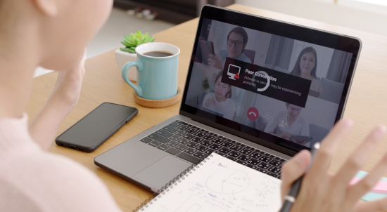 Dekorativ: Videokonferenz