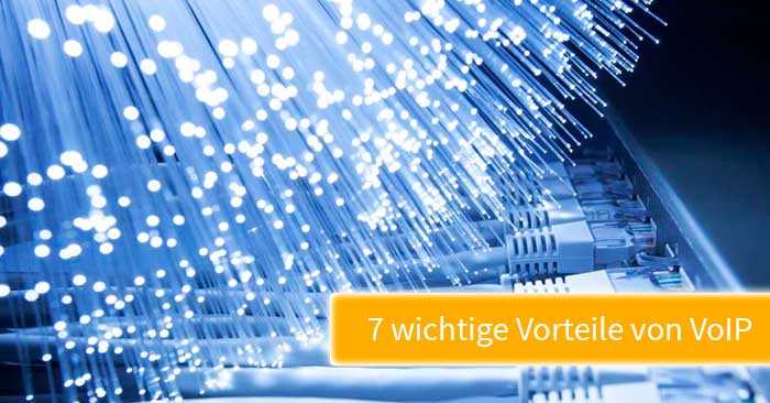 Grafik: Die 7 wichtigen Vorteile von VoIP