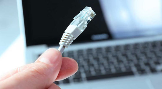 Dekorativ: Lan-Kabel